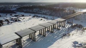 Новосибирск. Восточный обход, мост через Иню