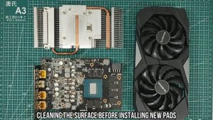 GIGABYTE GTX 1660 Super New Thermal Pads ( GELID)