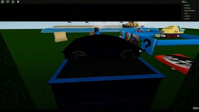 Thomas and Friends train railroad jump crash on roblox - Train Games смотреть онлайн