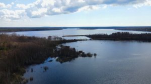 Лемболовcкое озеро: взгляд сверху // Всеволожский район, Ленинградская область