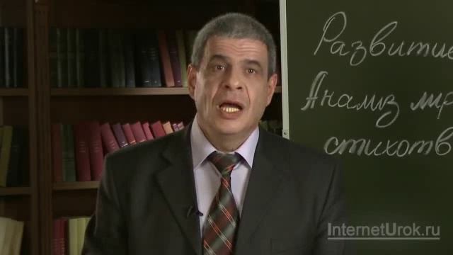 Литература. Анализ лирического стихотворения смотреть онлайн