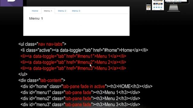 BootStrap ตอนที่ 046 Tab Dynamic смотреть онлайн