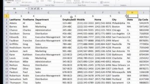 How to Quickly  Rearrange Column Order  in Excel