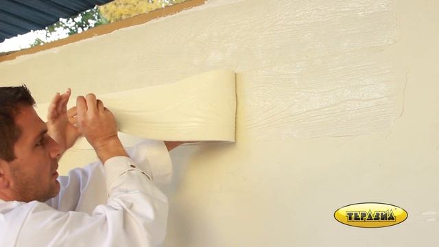 New! TERAZID "WoodDecor" - decorative facade plaster