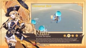 Navia Gameplay & Skill - Genshin Impact 4.3