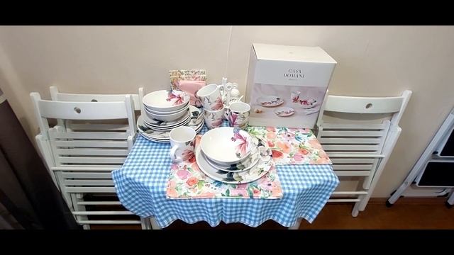 ПОДАРОК свекрови мне на День Рождения обеденный набор посуды от Casa Domani
