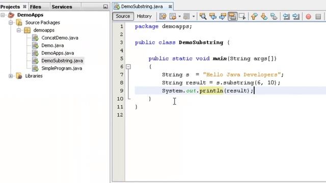 Java Tutorial for Beginners - How to use subString() method in Java Strings