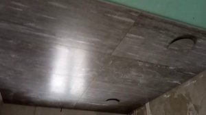 крупный формат керамогранит1600+800+9мм на  потолок,  гипрок    16 мм