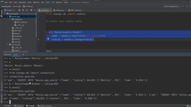 34 Добавление записи в таблицу. Курс по Django 3 смотреть онлайн