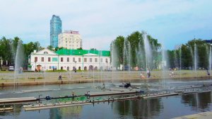 Walking in Ekaterinburg. Исторический сквер в Центре города |4K| (June 23, 2024)