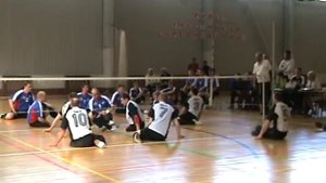 Волейбол сидя .