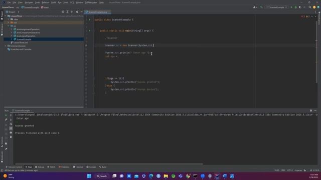 Java Scanner Class смотреть онлайн