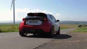 Toyota Yaris GR, Milltek Exhaust sound, acceleration, full throttle, DTE
