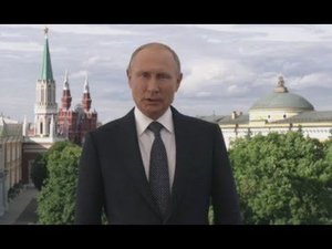 Видеообращение Владимира Путина по случаю открытия чемпионата мира по футболу FIFA