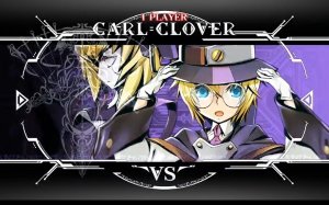 BlazBlue Centralfiction.Carl Clover vs Jin Kisaragi [カルル＝クローバーVSジン＝キサラギ]