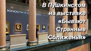 ВЛОГ В Пушкинском музее / Выставка "Бывают Странные сближенья"