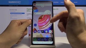 Как сделать фото экрана на LG K51s  — Скриншот