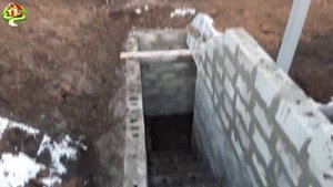 Погріб з шлакоблоку та з/б шпал своїми руками (Частина перша)