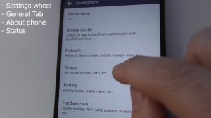 How to find the IMEI Number (LG G3, Android)
