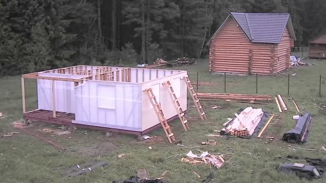 Строительство каркасной бани