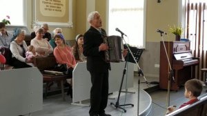 Я большего счастья не знаю 17.04.2022г.Церковь ЕХБ Пос.Высокий Игра на баяне Христианские песни