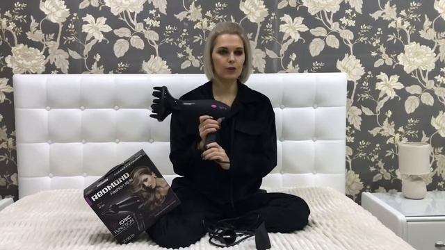 Прощай причёска - одуванчик! Обзор лучшего фена с функцией ионизации REDMOND RF-505 смотреть онлайн