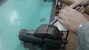Рубка металла зубилом  Работа зубилом