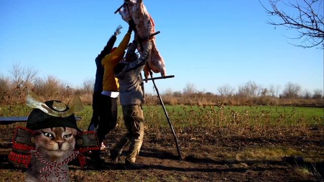 ПРИГОТОВИЛИ ОГРОМНОГО ДИКОГО КАБАНА ВЕСОМ 200 КГ. - Реакция на vanzai