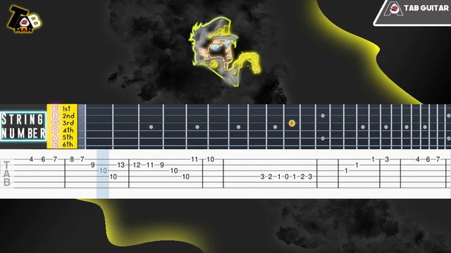 Guitar Tab Tutorial Jotaro's Theme - JoJo's Bizarre Adventure: Stardust Crusaders/スターダストクルセイダース