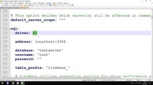 MineCraft - привязываем плагин LiteBans к MySQL