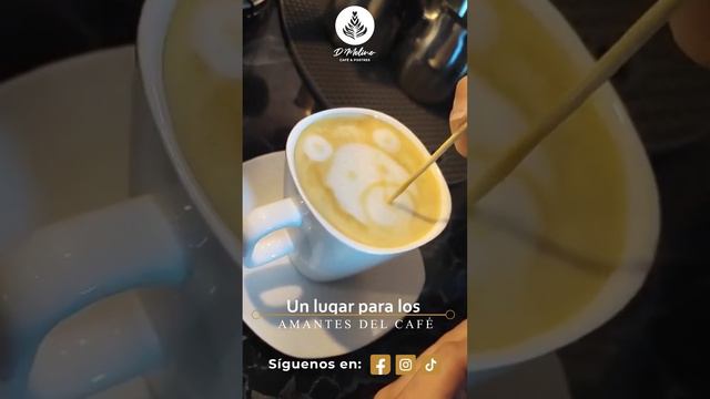 Arte en el Café latte en villa el salvador - Cafetería D'Molino