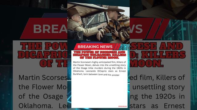 The Power of Scorsese and DiCaprio Unleashed: Killers of the Flower Moon. смотреть онлайн