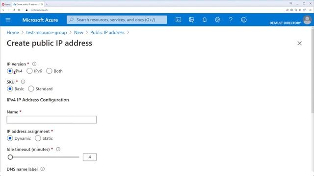 Azure Public IP Address Tutorial смотреть онлайн