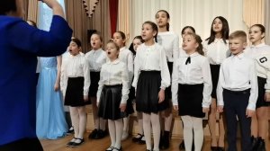 "Жаворонок", М. Глинка. Музыкальная школа №2, г. Барнаул, хор "Вдохновение".
