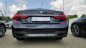 BMW 750Li G12 4.4 V8 450hp 2018 exhaust sound