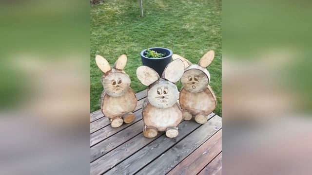 Поделки из дерева своими руками/ Идеи для сада и дачи/ wood crafts смотреть онлайн