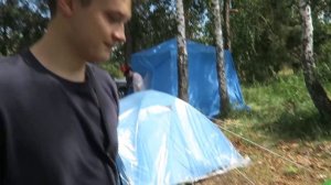 3 дня на природе с палатками ⛺️ Отдых пошёл не по плану ? Сама собрала палатку ??