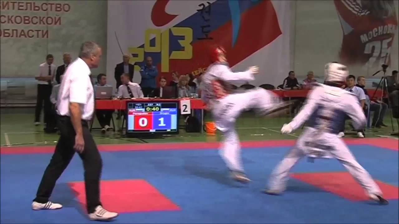 Taekwondo WTF. Чемпионат России. 17.11.2013. Дрыгин-Перегудов