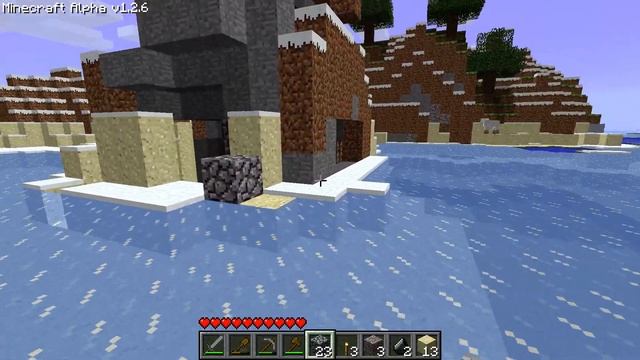 Minecraft Alpha v1.2.6 gameplay смотреть онлайн