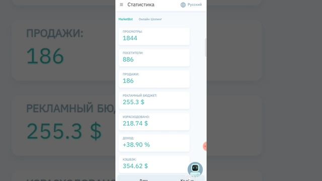 Ai.marketing обзор кабинета от 17.12.2021 Маркет бот в деле