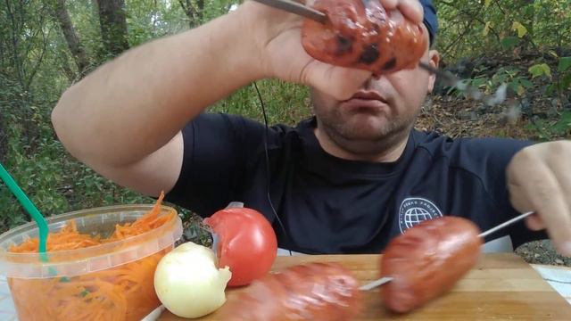 МУКБАНГ САРДЕЛЬКИ НА УГЛЯХ  | ОБЖОР САДЕЛЬКИ