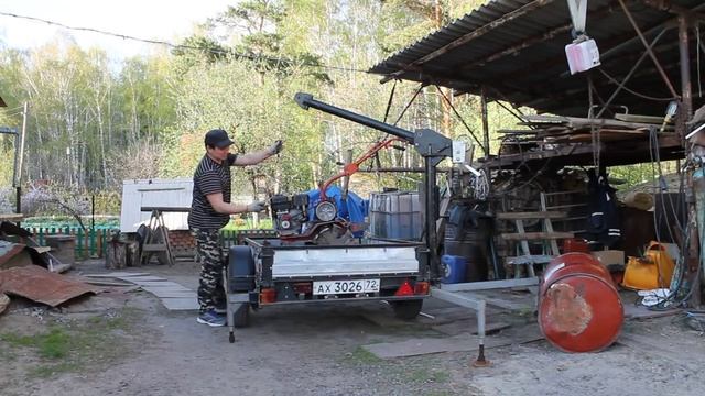 миникран(манипулятор) для прицепа смотреть онлайн