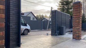 Откатные ворота быстрый привод