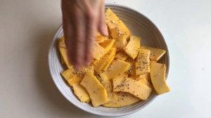 Запечёная рыба с тыквой