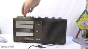 Барахолка .  купил Магнитофон кассетный СССР  "ВЕСНА  - 3092"  проверяем работает или нет