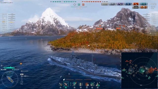 КРЕЙСЕР БОЖЕСТВЕННОГО ПРОРЫВА⚓ ЛУЧШИЙ БОЙ AGIR Мир Кораблей