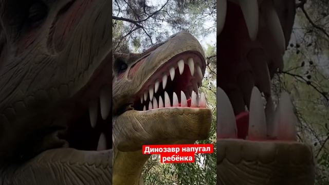 Динозавр напугал мою дочь, Динопарк в Гейнюке, Анталия |Dinosaur frightened my daughter, dinopark