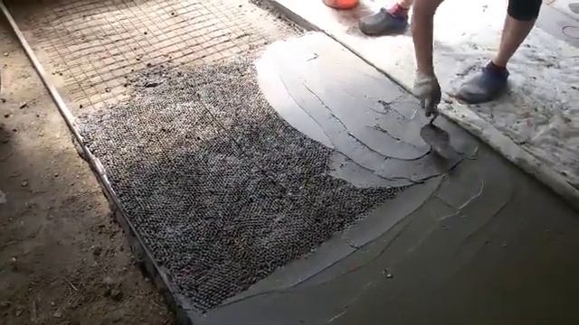 Декоративный бетон своими руками Ч 2