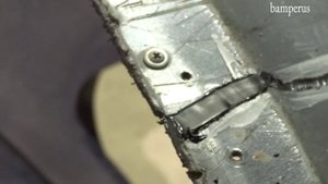 repair of bumper BMW - ремонт бампера repair of bumper BMW