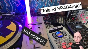 Roland SP404mk2 и немного попилил винил #sp404 #бумбэп #scratch